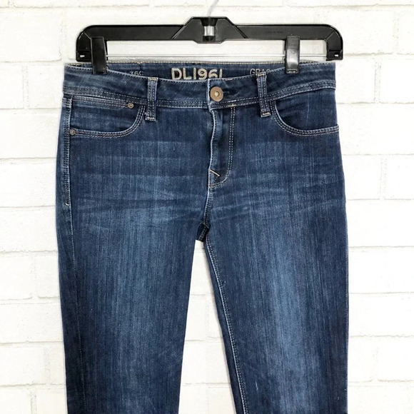DL1961 Grace High Rise Straight Jeans, Size 26 - Picture 2 of 8